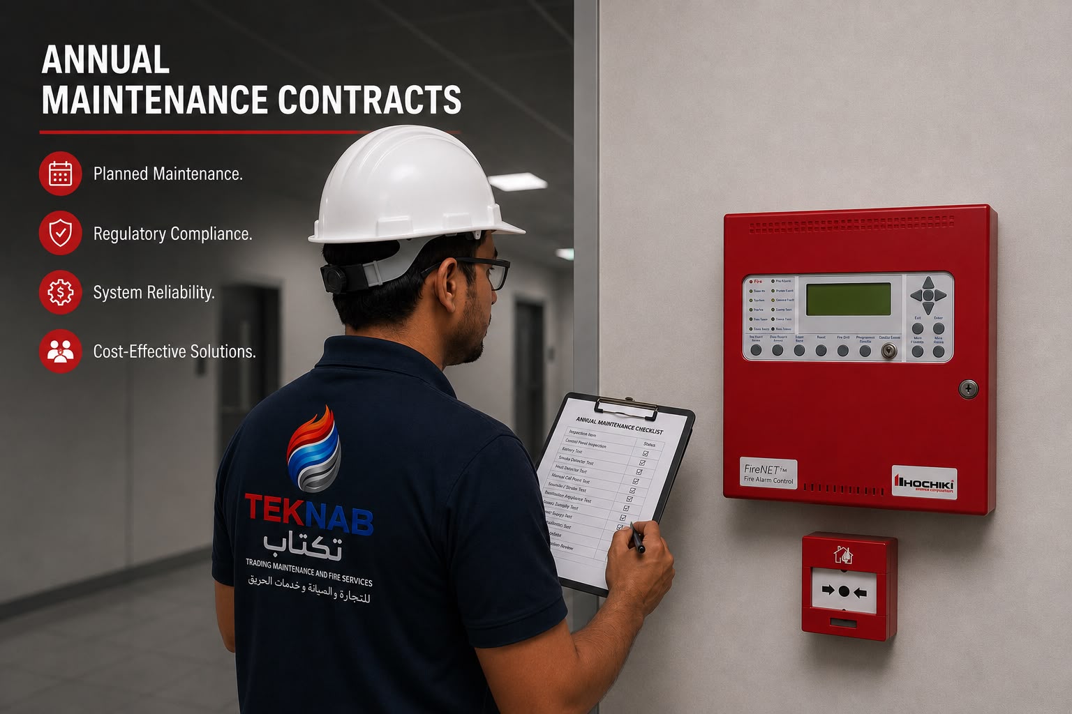 Annual maintenance contract for fire systems in Doha, Qatar