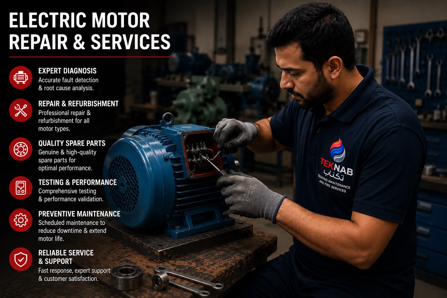 Electric Motor Repair and Services